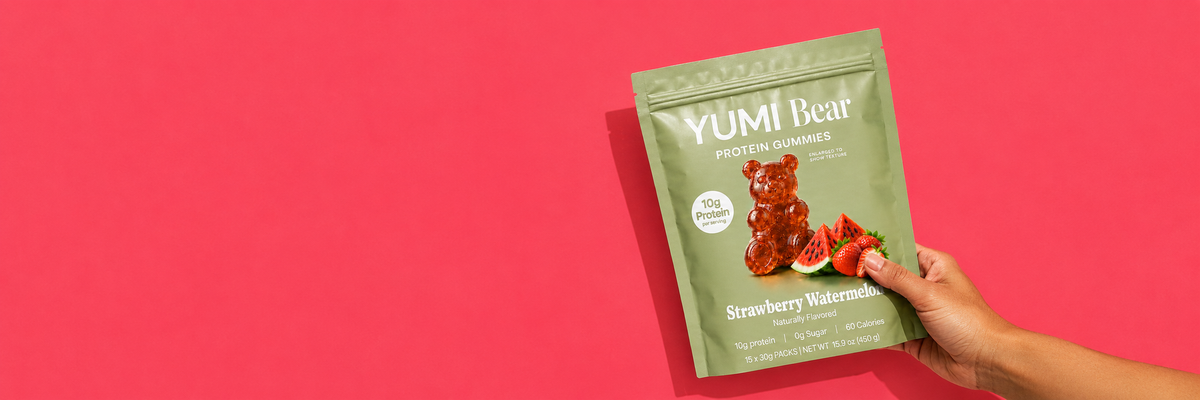 Real protein gummies with real flavour.
